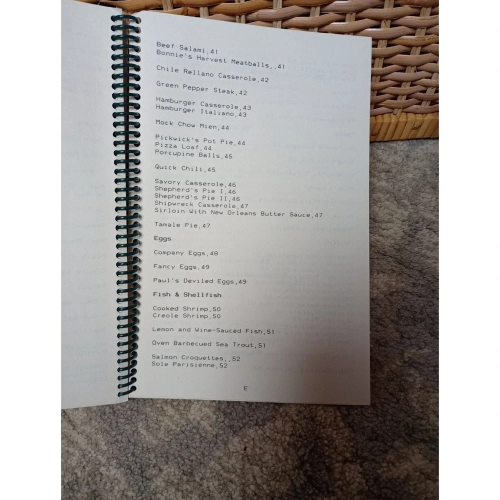 Vtg Spiral Cookbook Grand Olde‎ Players Omaha, Nebraska Community Theater 1980s